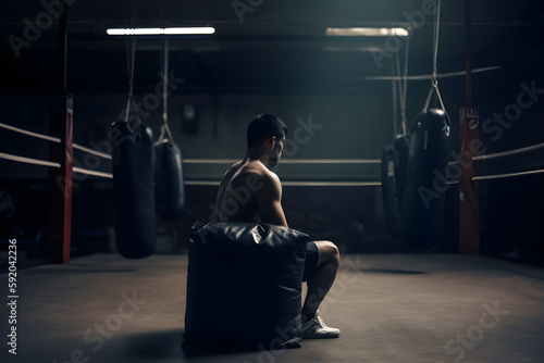Lonely Man In The Gym