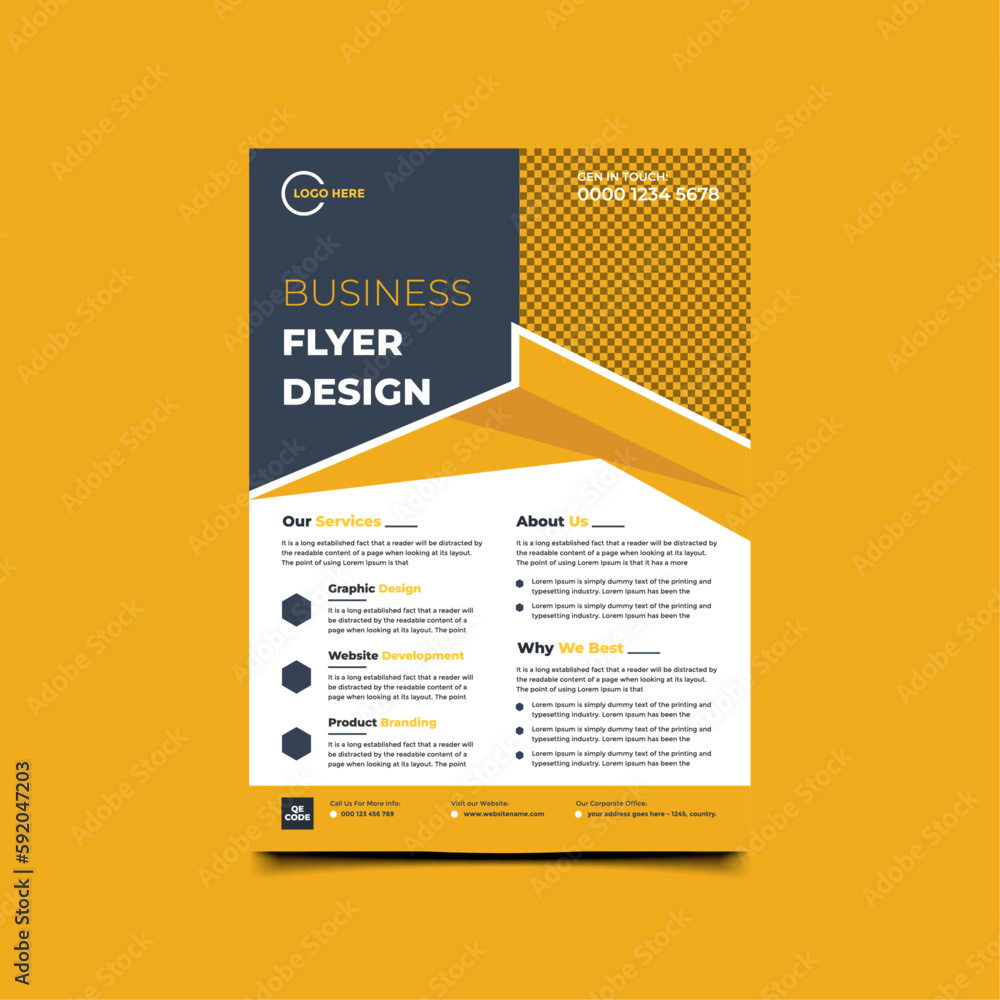 Creative Modern Corporate Business Flyer Design template vector and Print ready editable Creative Modern Corporate Business Flyer Design template vector and Print ready editable