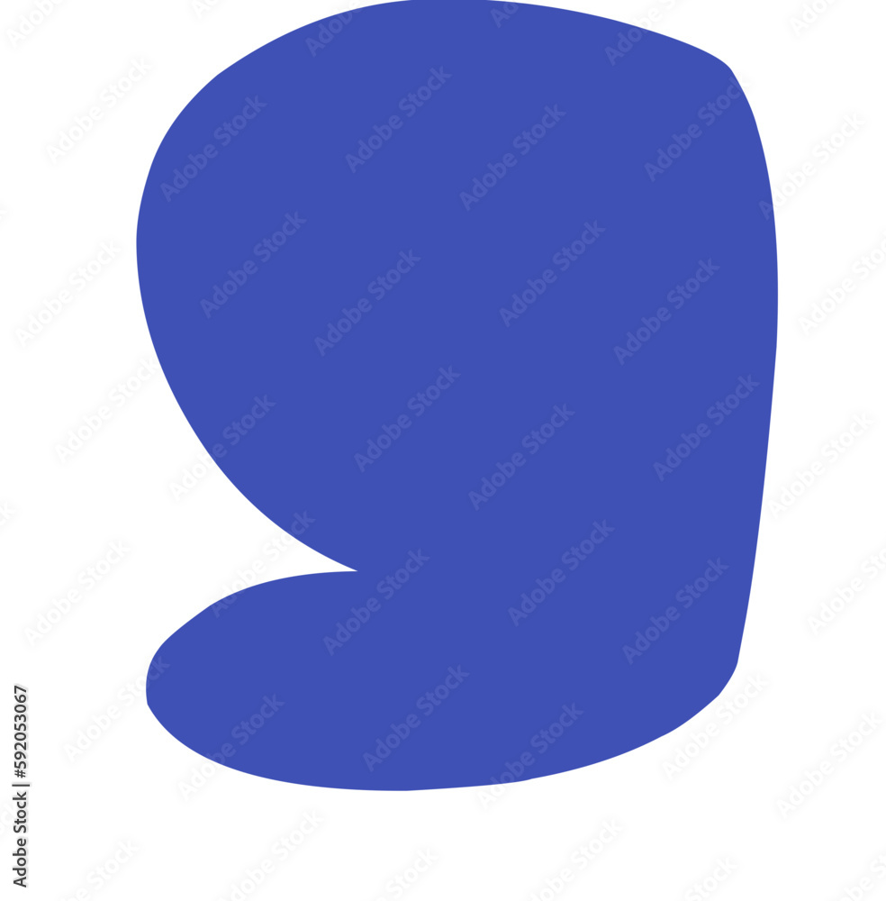 Abstract long blob Abstract long blob