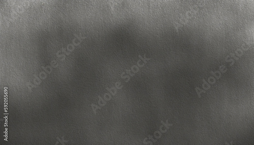 black concrete wall , grunge stone texture , dark gray rock surface background panoramic wide banner. Generative AI