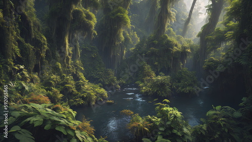 Rain Forest, Generated AI