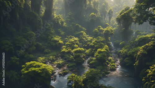 Rain Forest, Generated AI