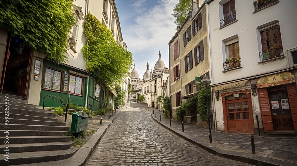 Charming Streets of Montmartre Charming Streets of Montmartre