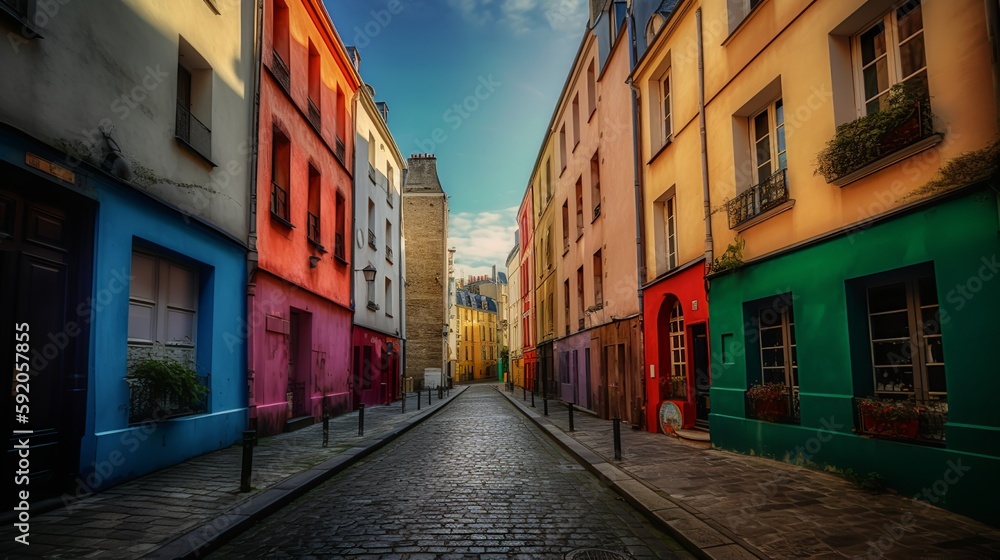 Rue Crémieux - The Most Colorful Street in Paris