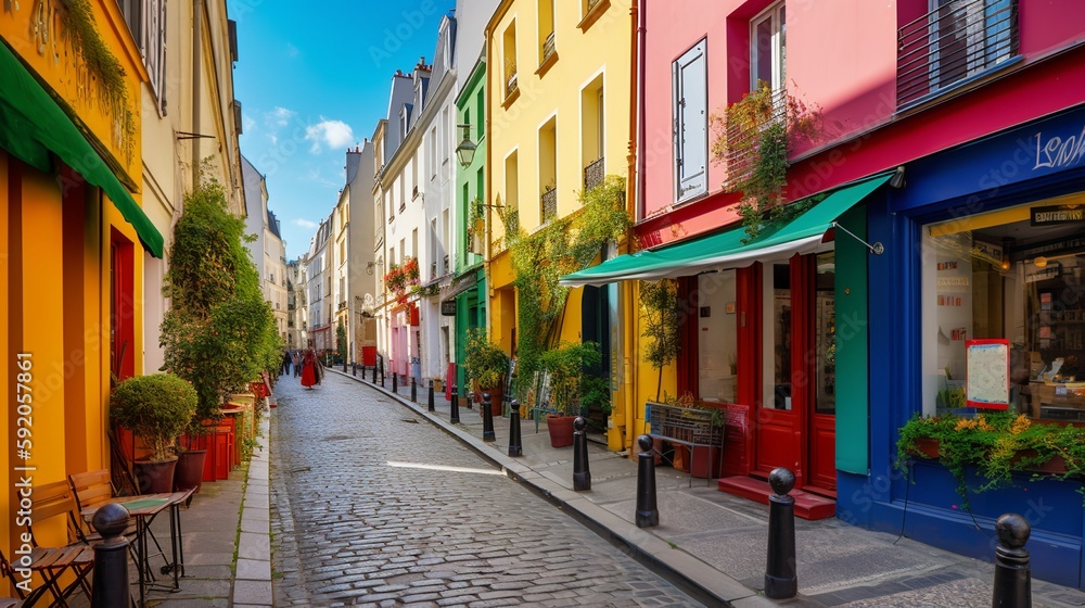 Rue Crémieux - The Most Colorful Street in Paris