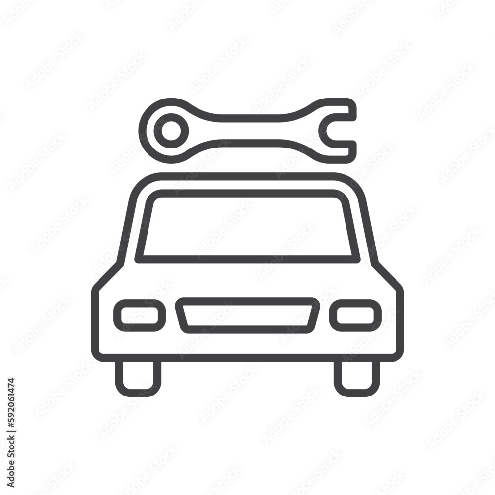 Car Repair Icon - Car Maintenance Icon