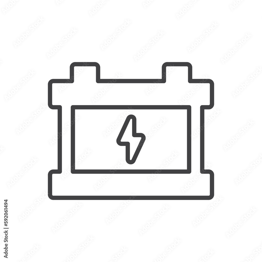 Accumulator Battery Icon - Rechargeable Battery Icon Accumulator Battery Icon - Rechargeable Battery Icon