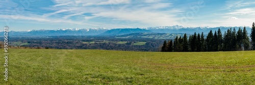 Alpenpanorama vom Hoher Pei  enberg