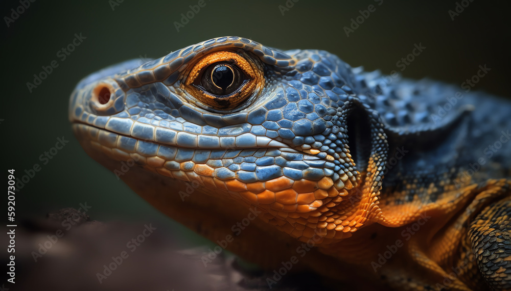 Fototapeta premium close up of iguana