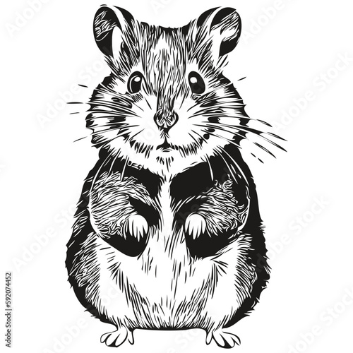 hamster sketches, outline with transparent background, hand drawn illustration hamsters