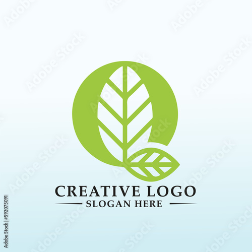 logo for produce, process, and distribute organic botanical for consumption