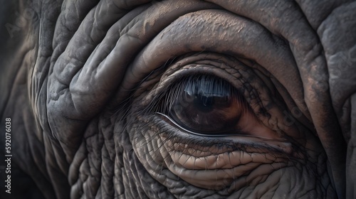 Portrait Of Huge Elefant - Generative AI © Anton