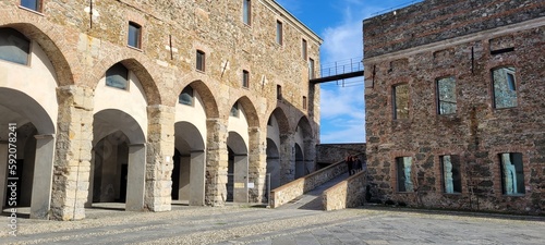 City of Savona Italy. March 2022. Italian Riviera. photo