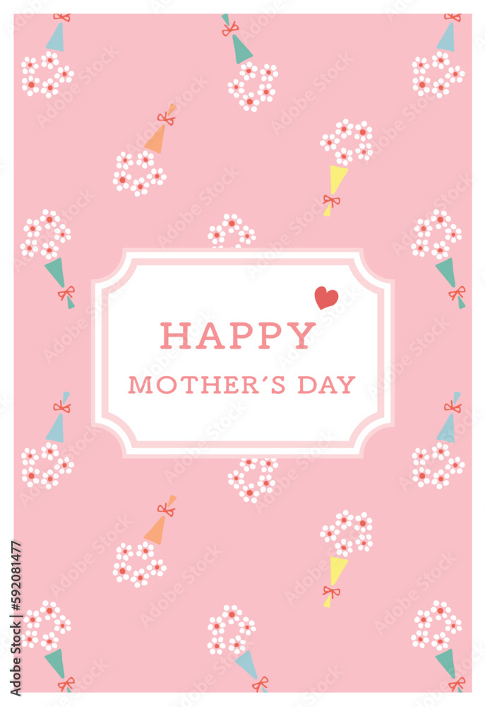 Happy Mother's day!  Floral greeting cards. 
Vector illustration for background, card, invitation, banner, social media post, poster, mobile apps, advertising. 
