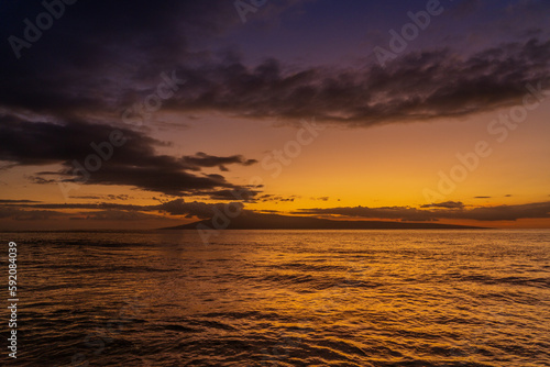 Maui Sunset Series - Purple
