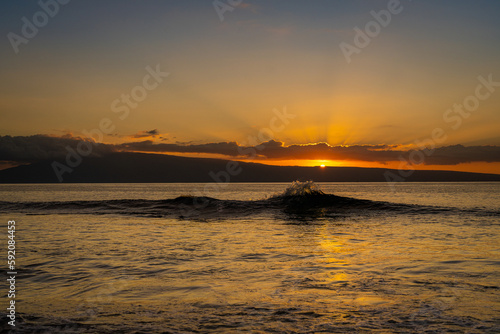Maui Sunset Series - Golden