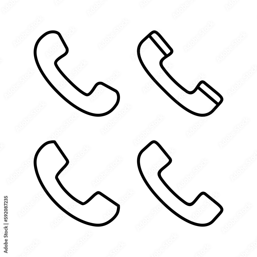 Call icon vector illustration. telephone sign and symbol. phone icon. contact us Call icon vector illustration. telephone sign and symbol. phone icon. contact us