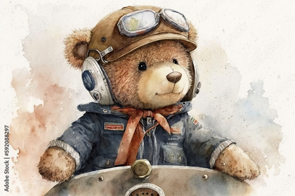 Aviation sales teddy bear