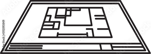 戸建て住宅の設計図