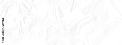 White crumpled paper texture background. White crumpled and creased paper poster texture background.