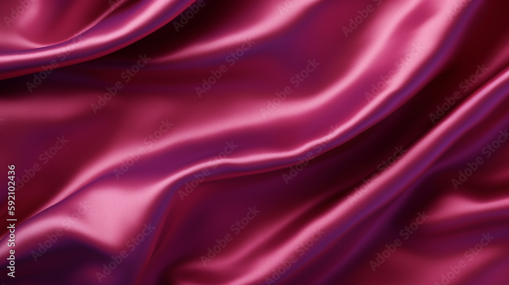 Fototapeta premium red satin background (Generative Ai)