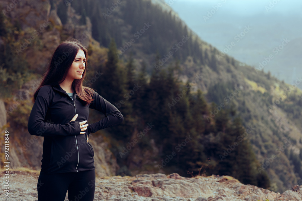 Female Runner Feeling in Pain after Exercising Hard. Exhausted jogger feeling side stitches during outdoors workout
Female Runner Feeling in Pain after Exercising Hard. Exhausted jogger feeling side stitches during outdoors workout
