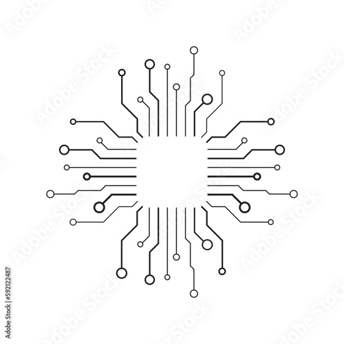 Processor logo icon