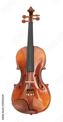 violin isolated on transparent background (PNG File) 