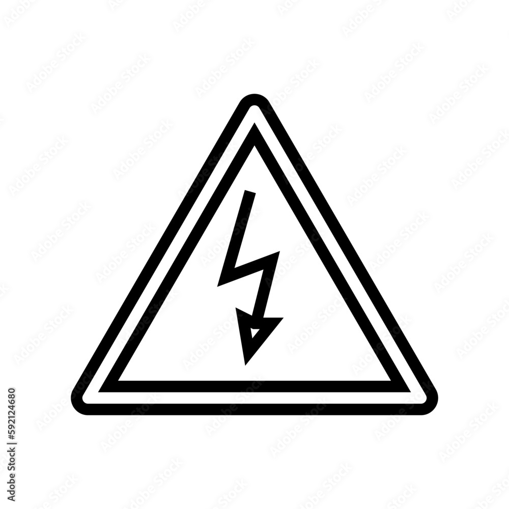 label electricity line icon vector illustration label electricity line icon vector illustration