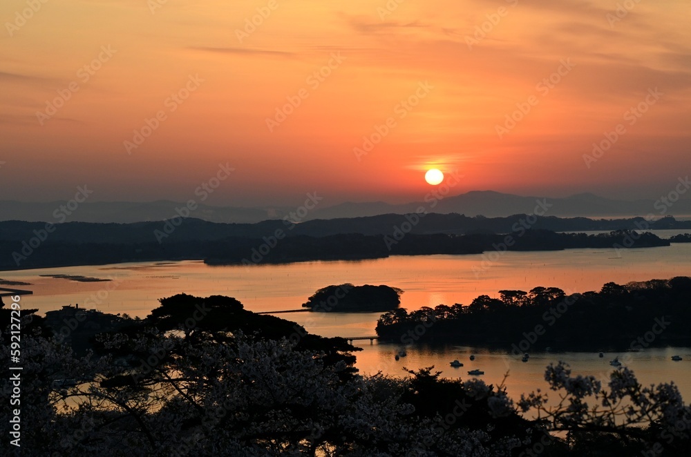 松島の日の出