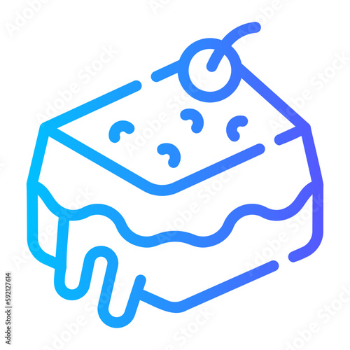tiramisu gradient icon
