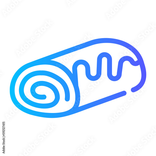 swiss roll gradient icon