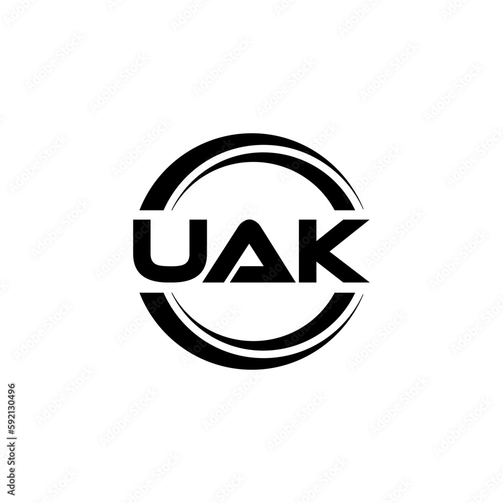 UAK letter logo design with white background in illustrator, vector logo modern alphabet font overlap style. calligraphy designs for logo, Poster, Invitation, etc. UAK letter logo design with white background in illustrator, vector logo modern alphabet font overlap style. calligraphy designs for logo, Poster, Invitation, etc.