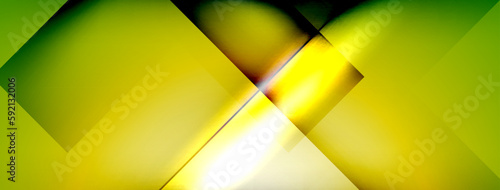Light and shadow squares and lines abstract background