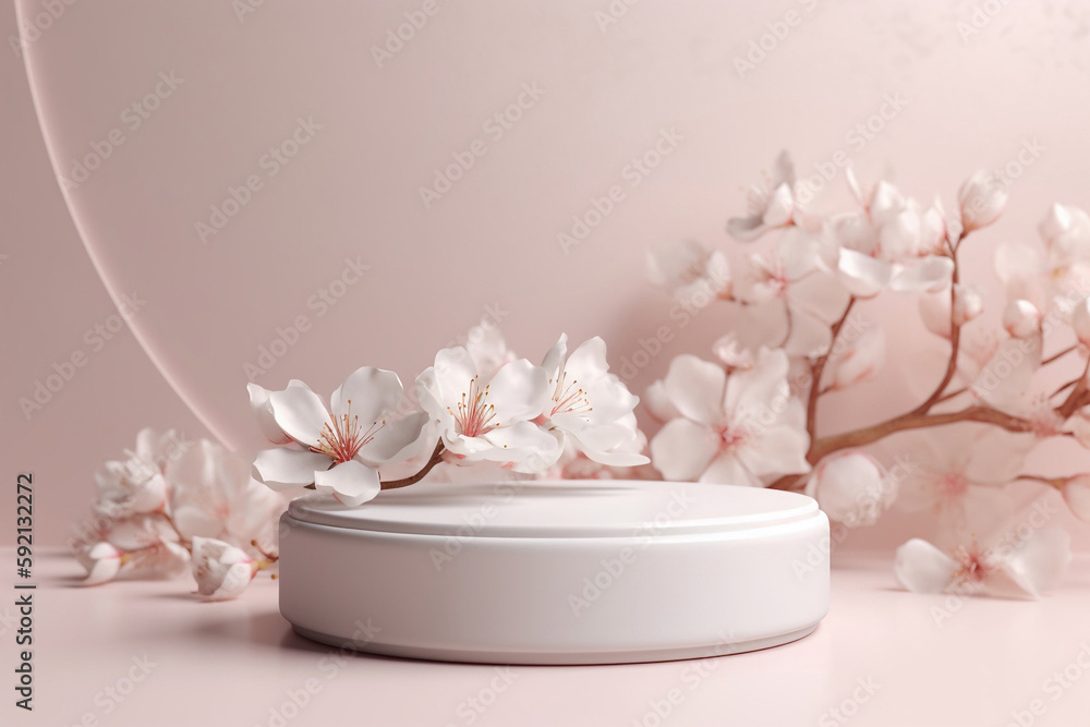 custom made wallpaper toronto digitalproduct display podium with flowers