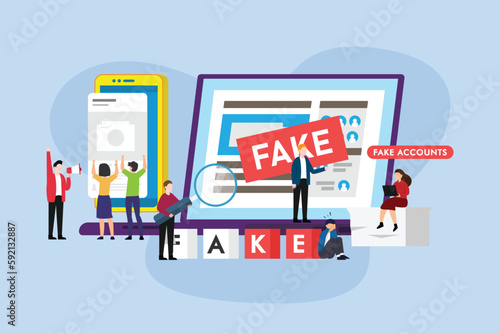 Hacker Cyber Attack, Censorship or Ransomware Activity Security 2d vector illustration concept for banner, website, illustration, landing page, flyer, etc.