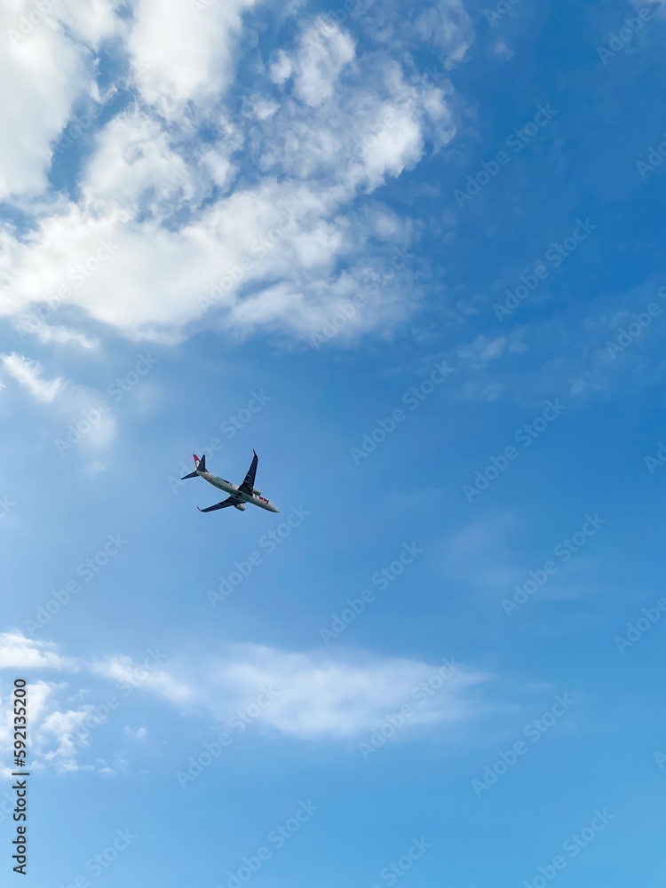 airplane in the sky airplane in the sky