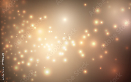 Golden Color Gradients Background. Abstract Luxury Bokeh Background