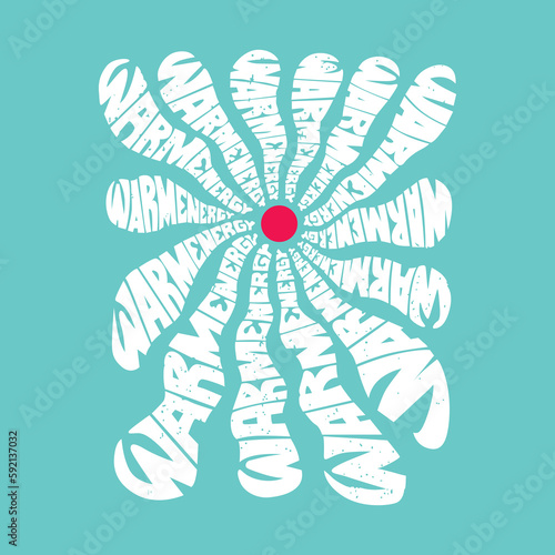 Flower typography slogan for t shirt printing, tee graphic design, vector illustration.