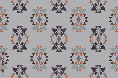 Ethnic design drawing wallpaper. Geometric ethnic pattern traditional Design It is a pattern geometric shapes. Create beautiful fabric patterns. Design for print. Using in the fashion industry.