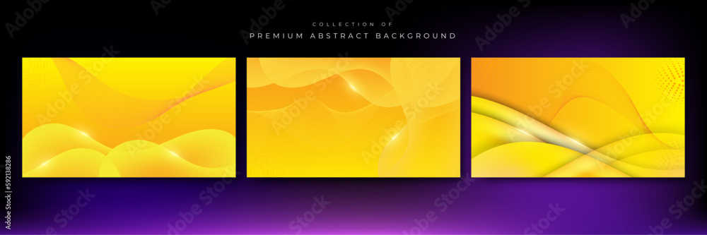 Modern orange yellow geometric shapes 3d abstract technology background. Vector abstract graphic design banner pattern presentation background web template. Modern orange yellow geometric shapes 3d abstract technology background. Vector abstract graphic design banner pattern presentation background web template.