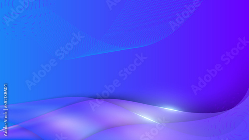 Modern blue purple geometric shapes 3d abstract technology background. Vector abstract graphic design banner pattern presentation background web template.