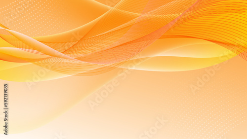 Vector orange yellow gradient minimalist background