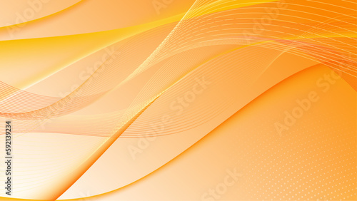 Vector orange yellow flat gradient abstract background