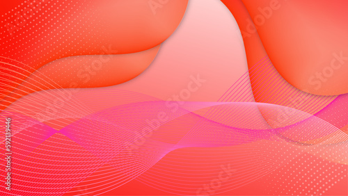 Vector red gradient minimalist background