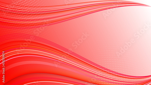 Modern red abstract presentation background with stripes lines