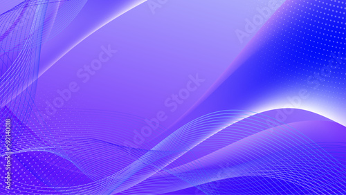Modern blue purple abstract presentation background with stripes lines