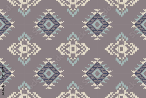 Seamless Indian ethnic patterns. Geometric ethnic pattern traditional Design It is a pattern geometric shapes. Create beautiful fabric patterns. Design for print. Using in the fashion industry.