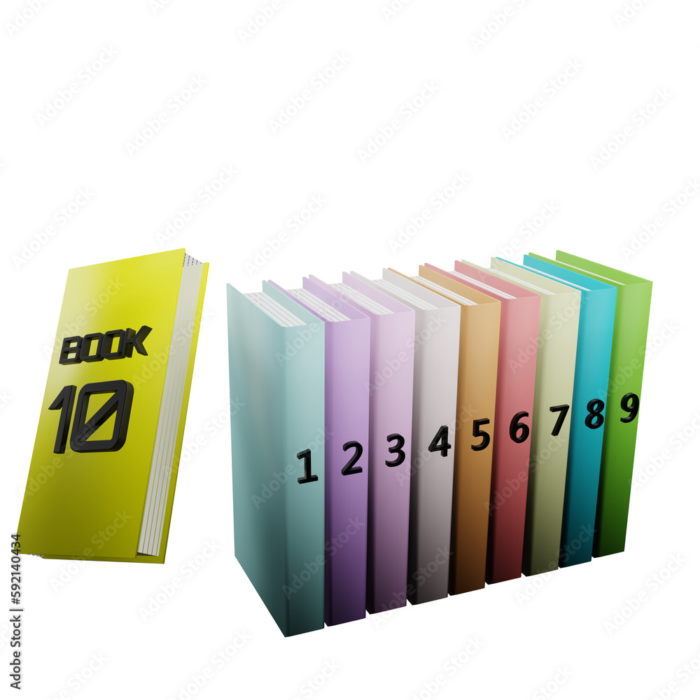 Fototapeta premium row of books