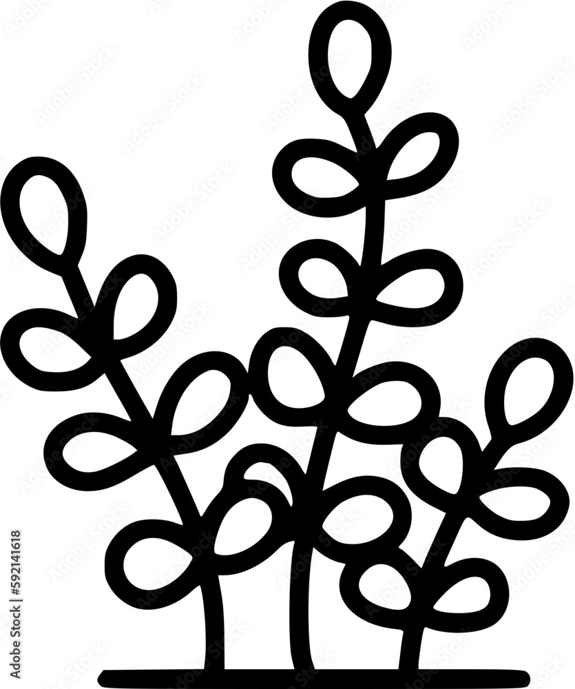Grass outline Grass outline